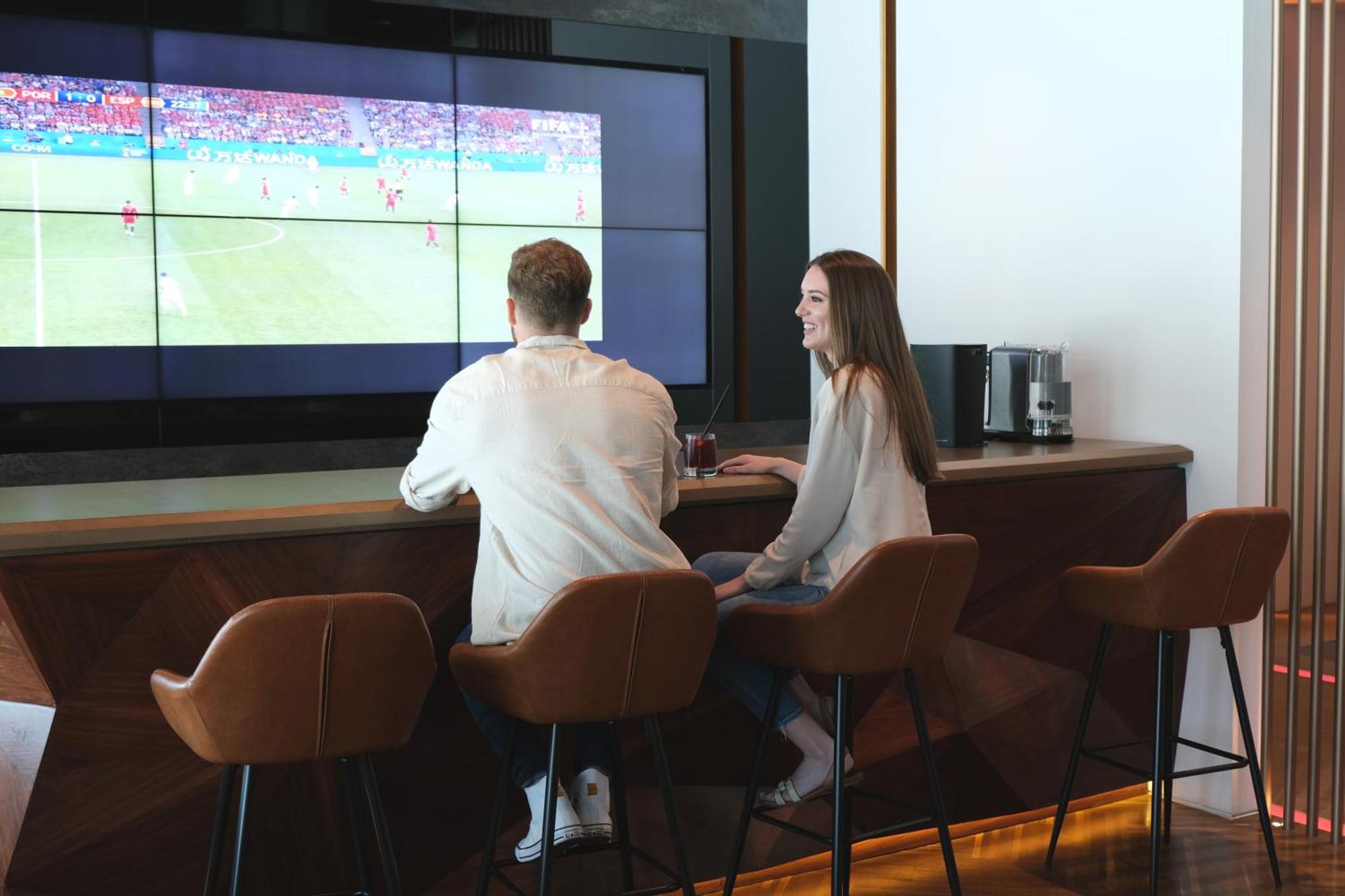 Charthouse Bahrain Hotel Manama Luaran gambar The media centre at the Allianz Arena